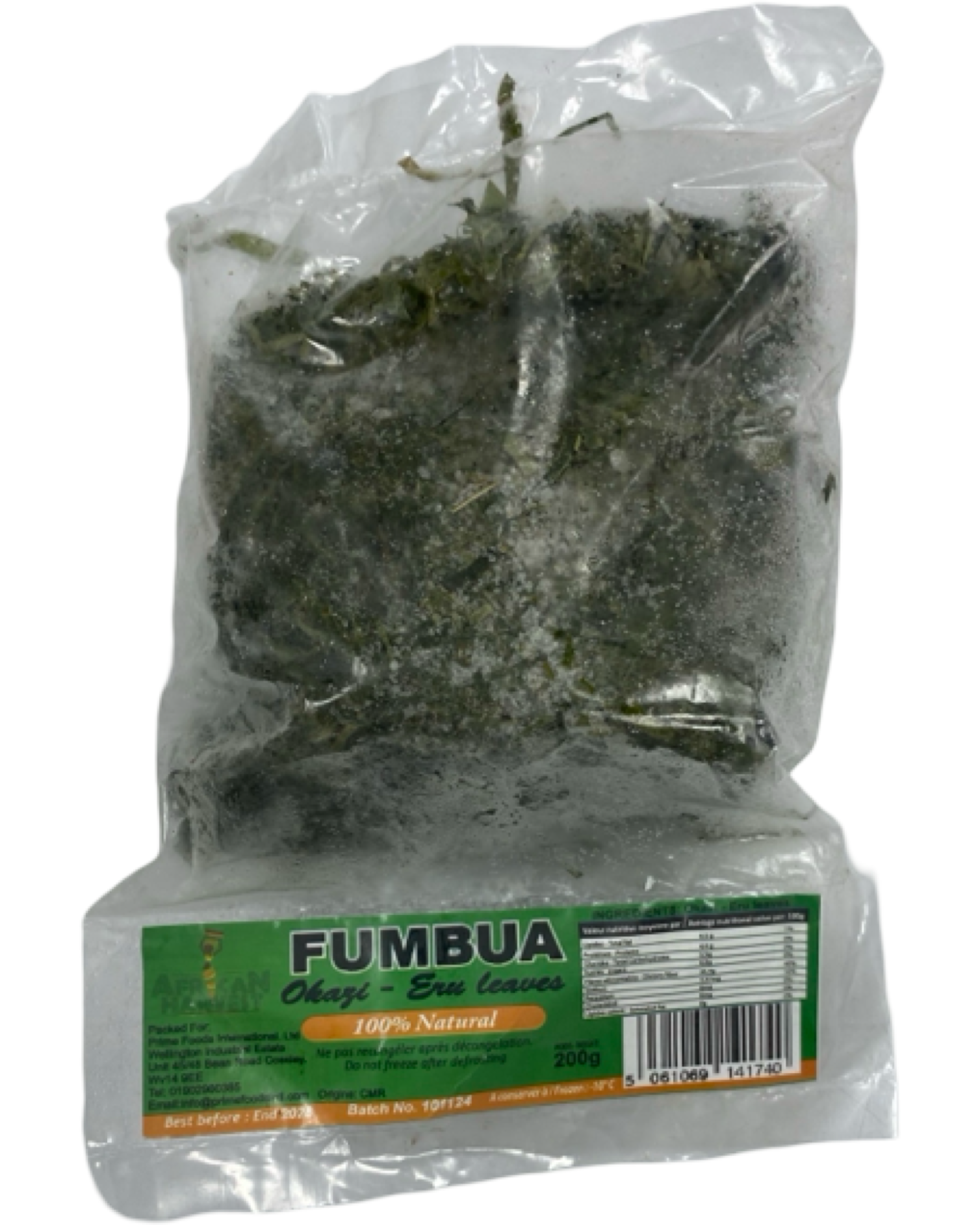 African Harvest Frozen Fumbua (Okazi Leaves)
