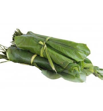 Fresh Moi moi leaves bunch