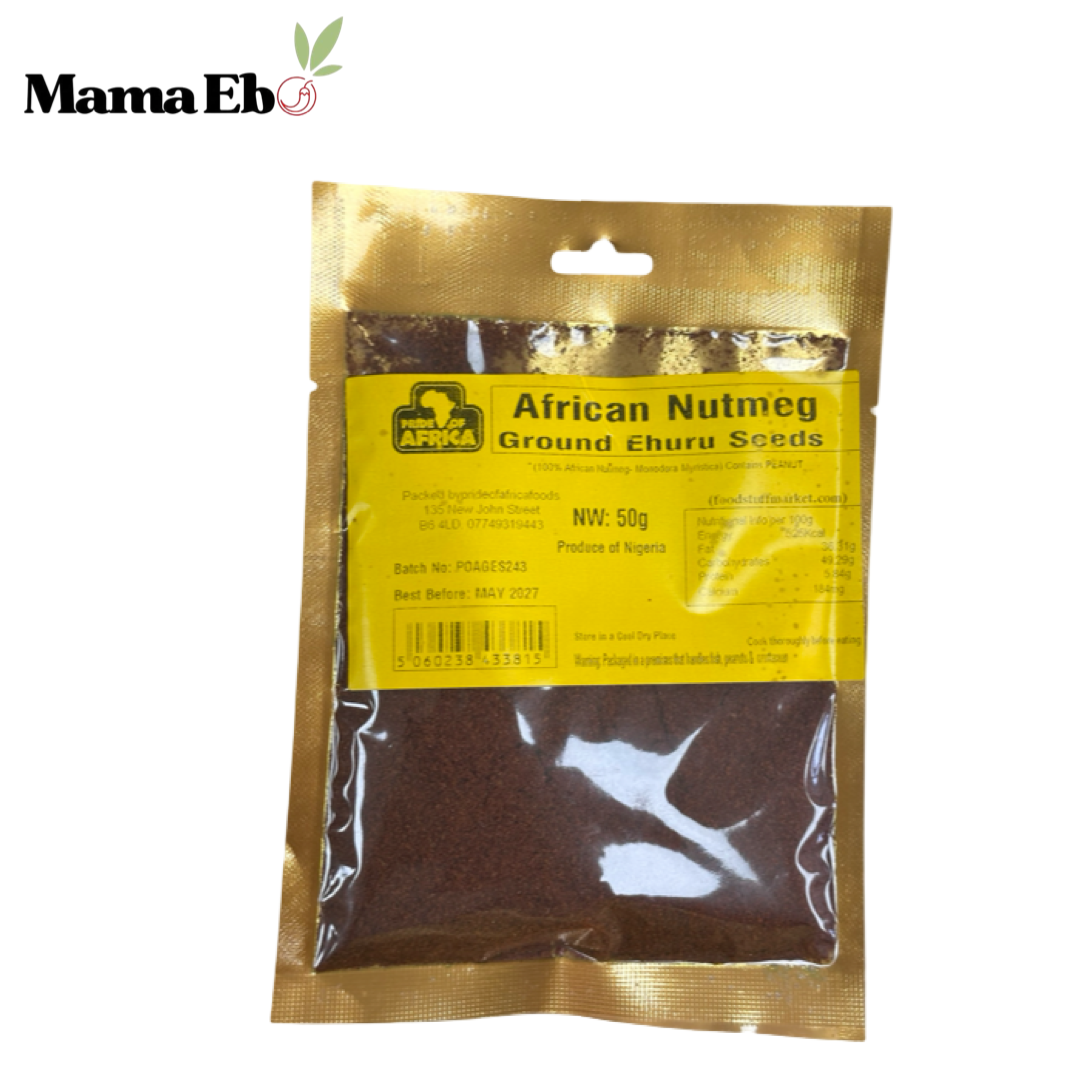 Pride of Africa Ground Ehuru Seeds – African Nutmeg Powder (50g)
