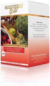 Caribbean Gold Soursop, Cranberry & Pumpkin Seeds Tea